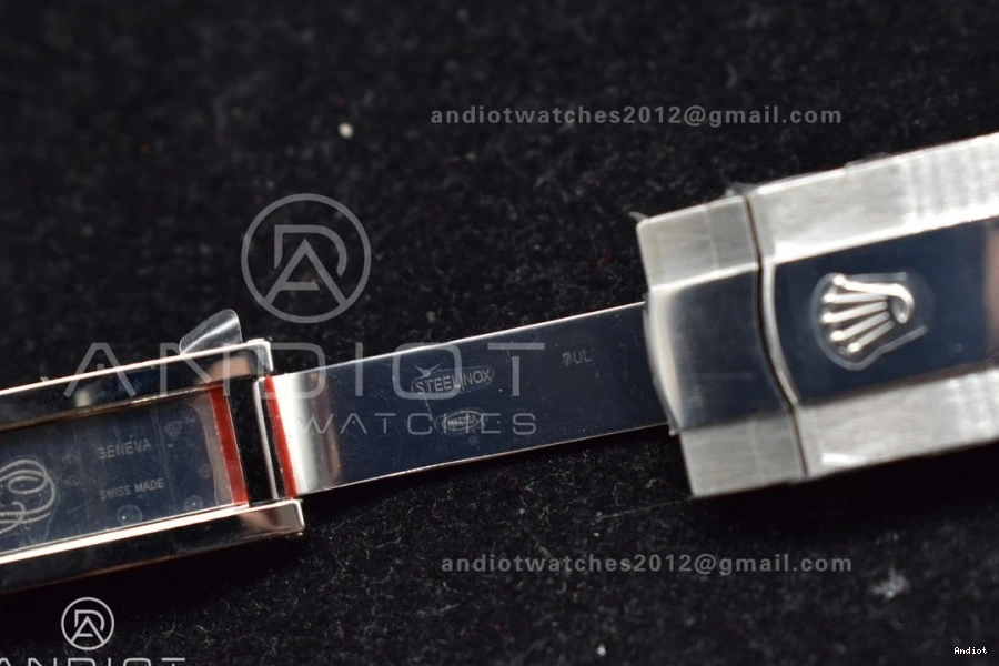 DateJust 904L Gray Dial Green Oyster SS Best 1:1 on VSF Roman 41 Bracelet VS3235 Edition 126330 1113